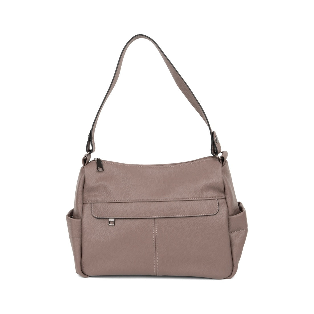 grey casual shoulder bag