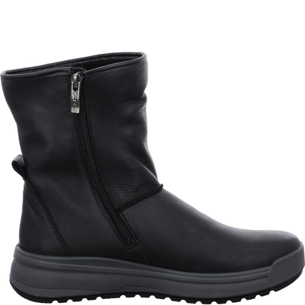 Ara Womens Aspen Black Booties 12-19713-61 | Vilbury London