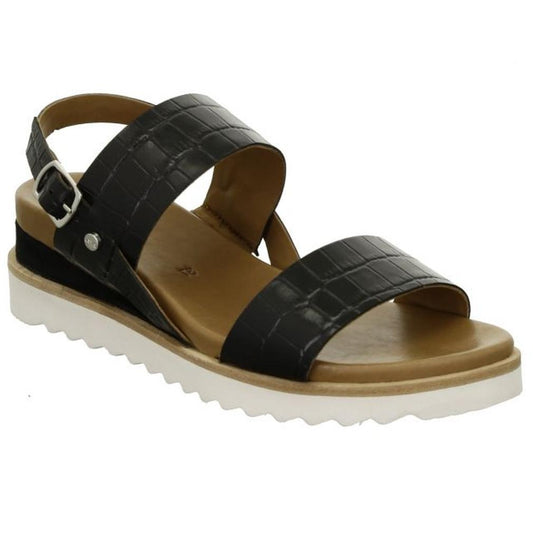 Ara Womens Valencia-S Black Sandals 1228204-01 | Vilbury London