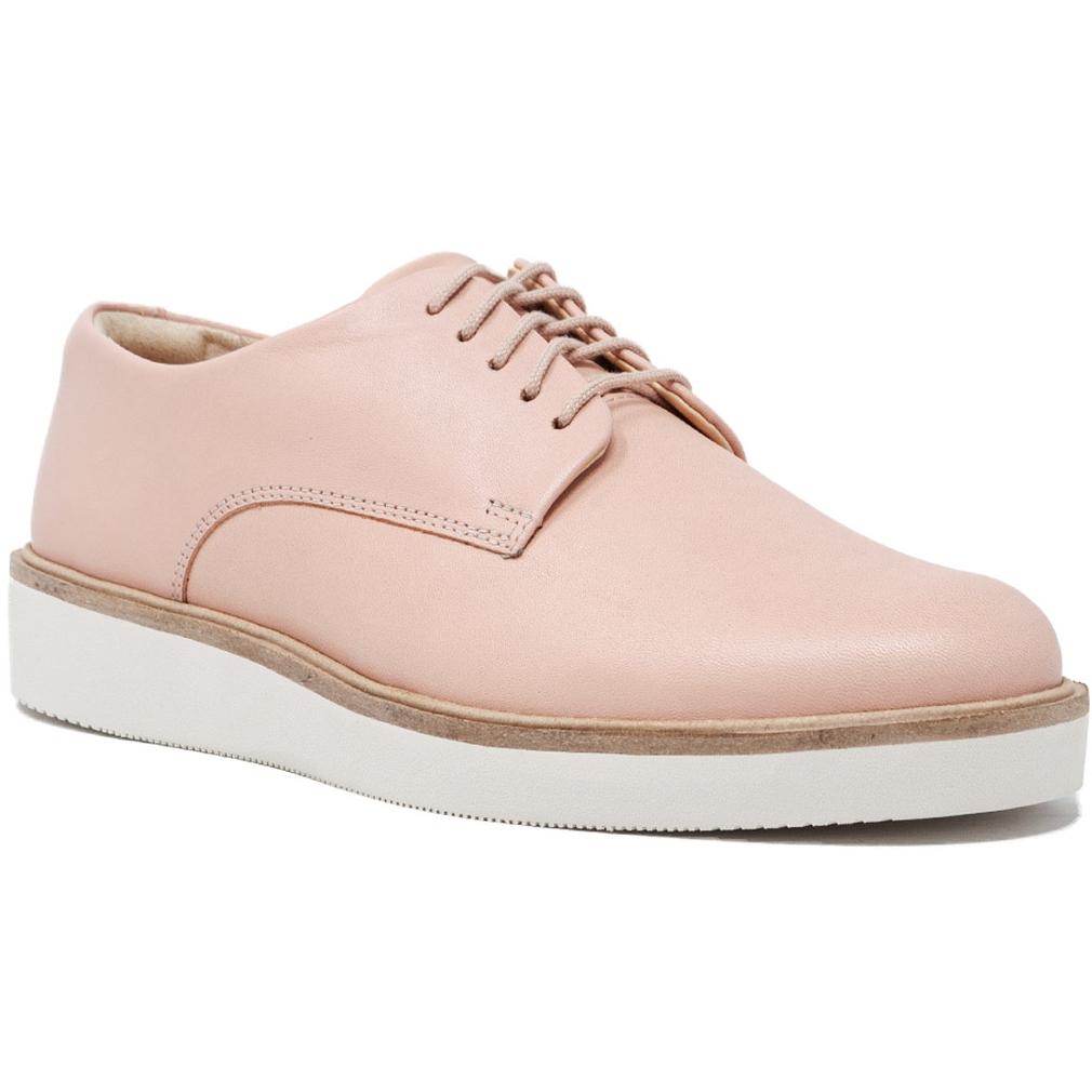 Clarks Womens Baille Stitch Pink Flats 26160771 | Vilbury London