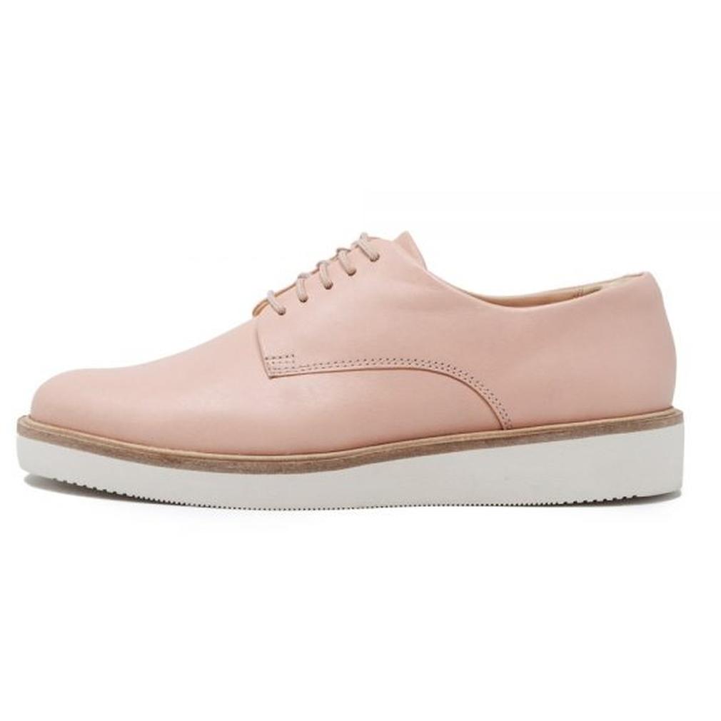 Clarks Womens Baille Stitch Pink Flats 26160771 | Vilbury London