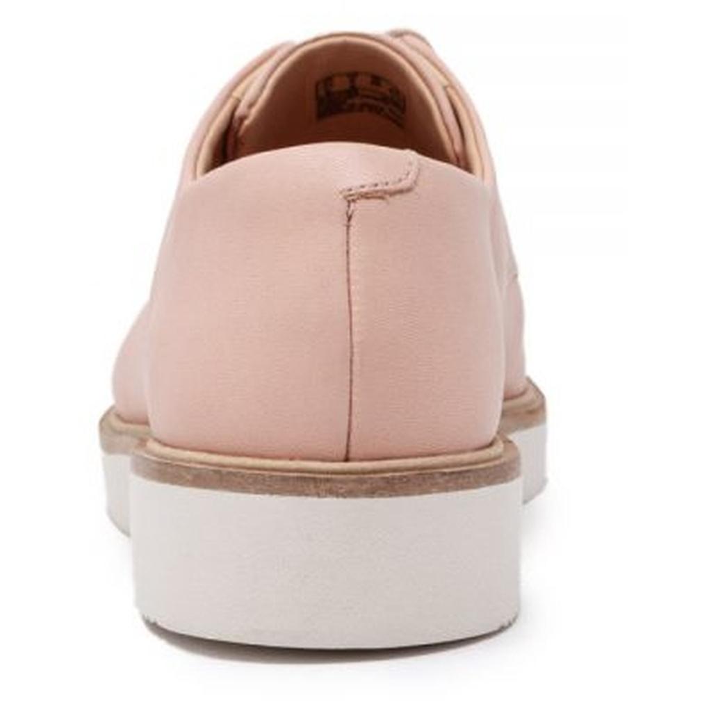 Clarks Womens Baille Stitch Pink Flats 26160771 | Vilbury London