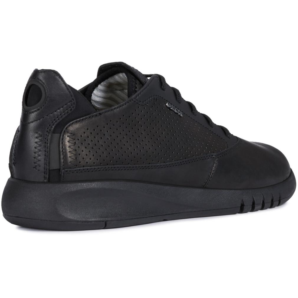Geox Mens U Aerantis Black Trainers U927Fa 00043 C9997 | Vilbury London