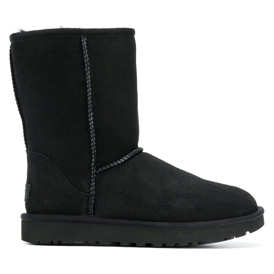 UGG womens Black classic short ii booties | Vilbury London