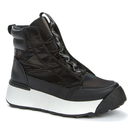 Crosby womens black warm boots | Vilbury London