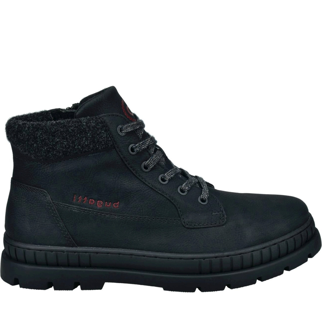 Bugatti mens schwarz pallario comfort booties | Vilbury London