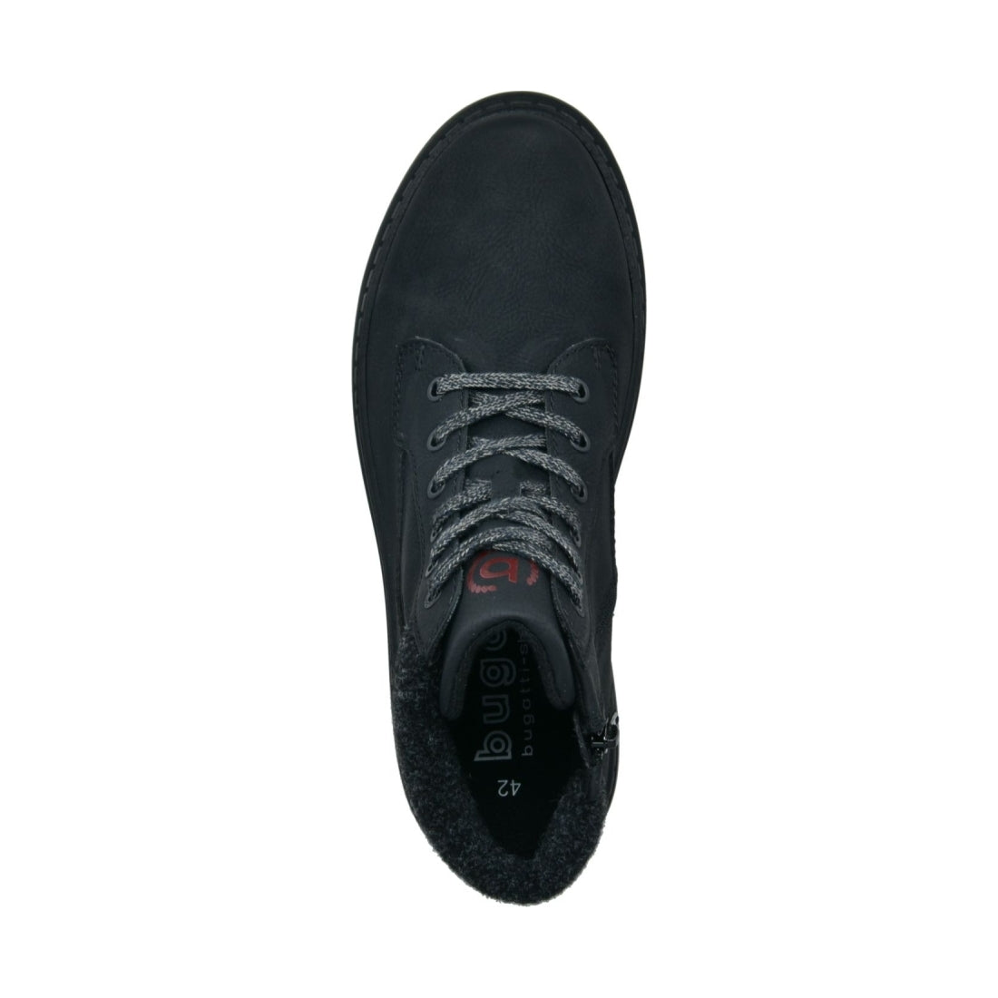 Bugatti mens schwarz pallario comfort booties | Vilbury London