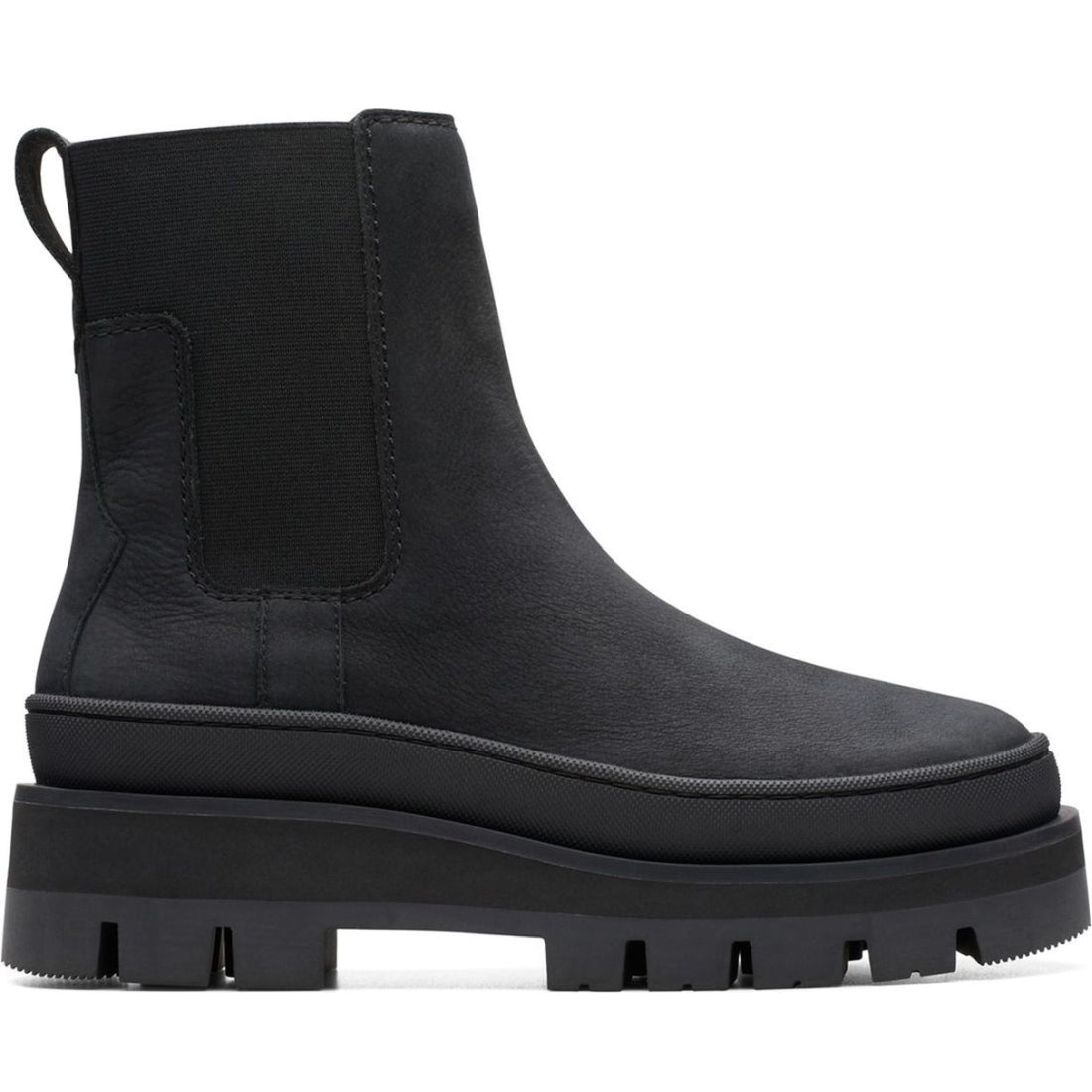 Clarks womens black orianna2 top booties | Vilbury London