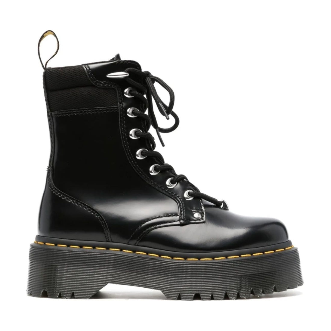 Dr. Martens unisex adults black jadon hdw ii buttero booties | Vilbury London