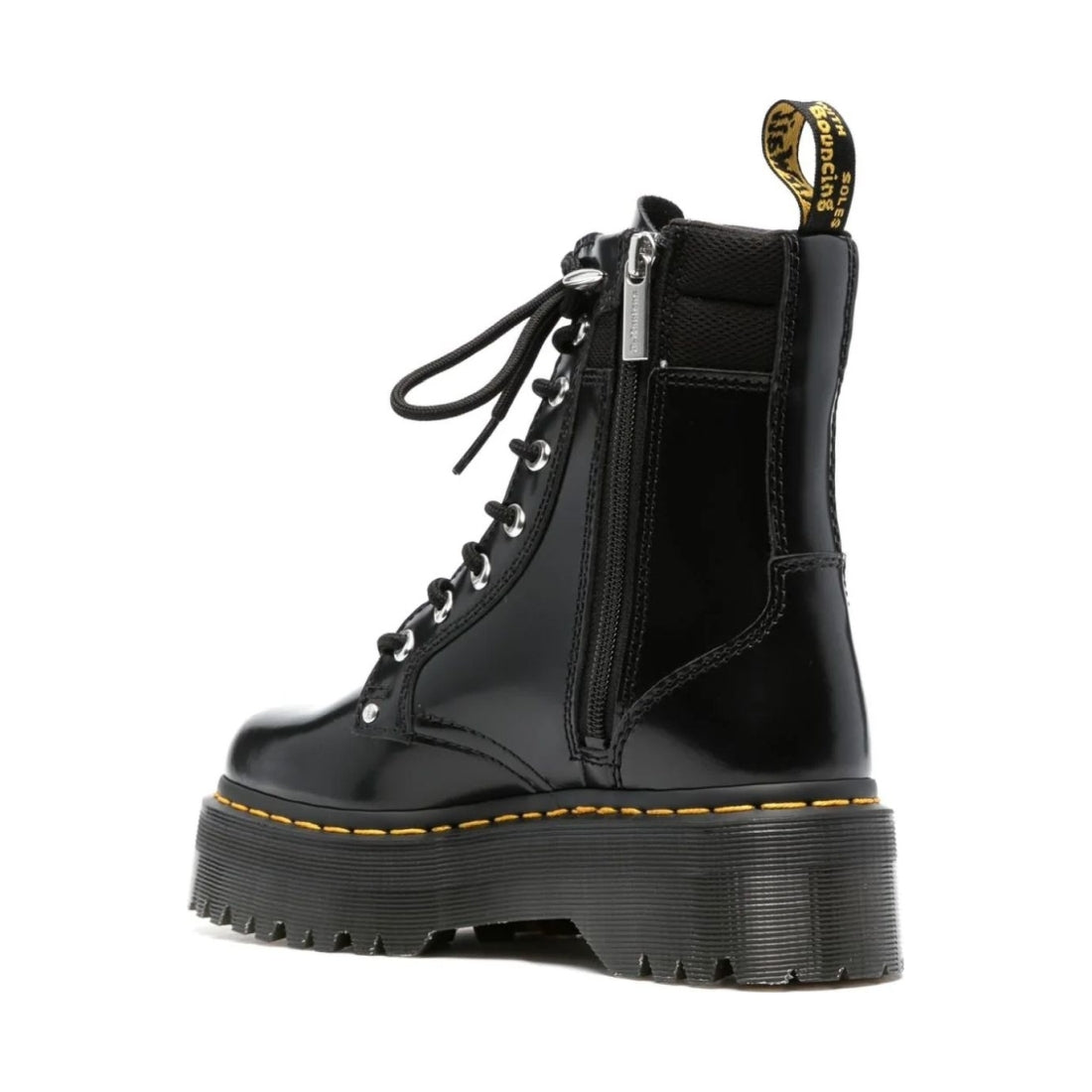 Dr. Martens unisex adults black jadon hdw ii buttero booties | Vilbury London