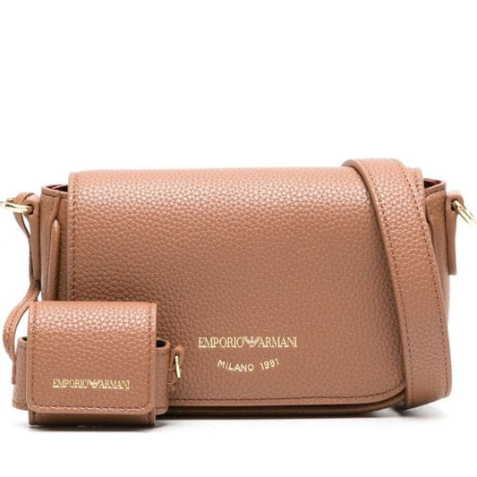 Emporio Armani womens legno geraneo casual mini bag | Vilbury London