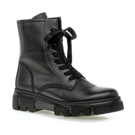 Gabor womens black casual closed booties | Vilbury London