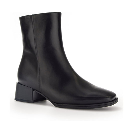 Gabor womens black casual closed booties | Vilbury London