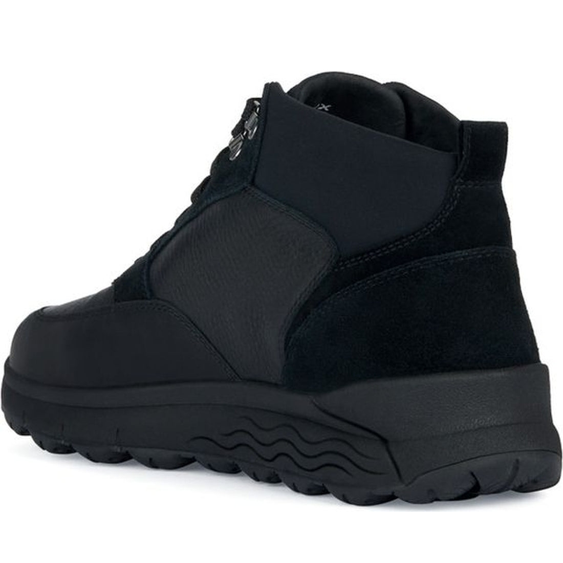 Geox mens black spherica 4x4 abx booties | Vilbury London