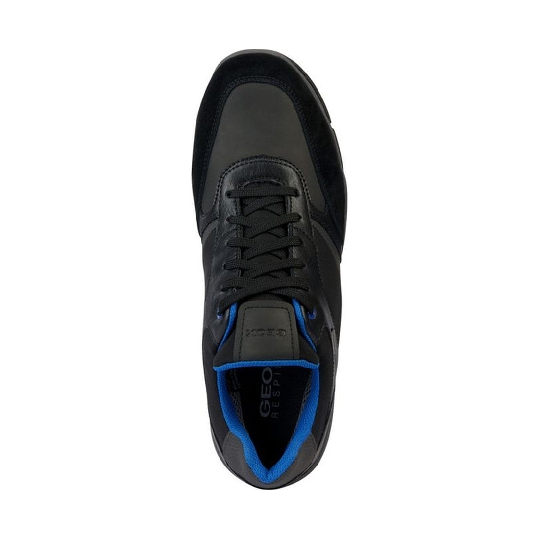 Geox mens black sandford abx sport shoe | Vilbury London