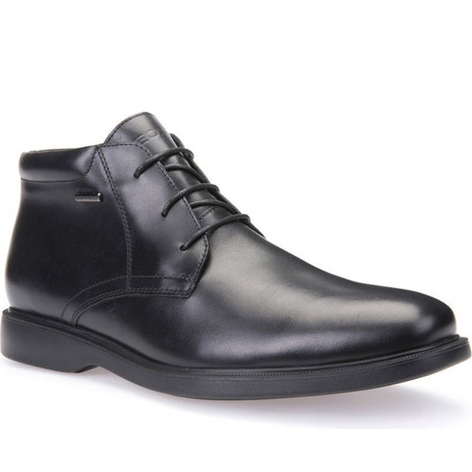 Geox mens black brayden 2fit abx booties | Vilbury London