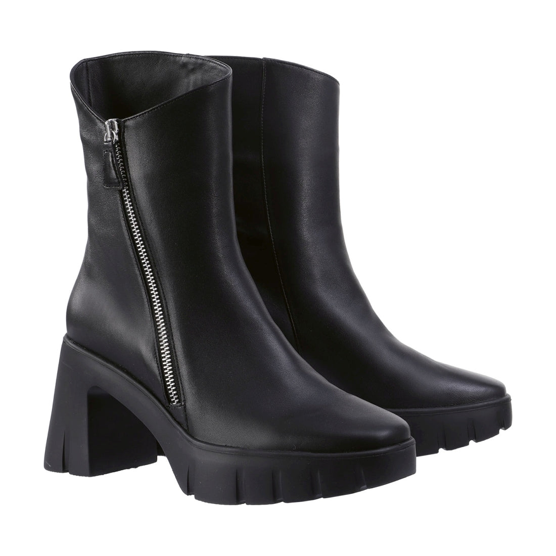 Hogl womens black manon booties | Vilbury London