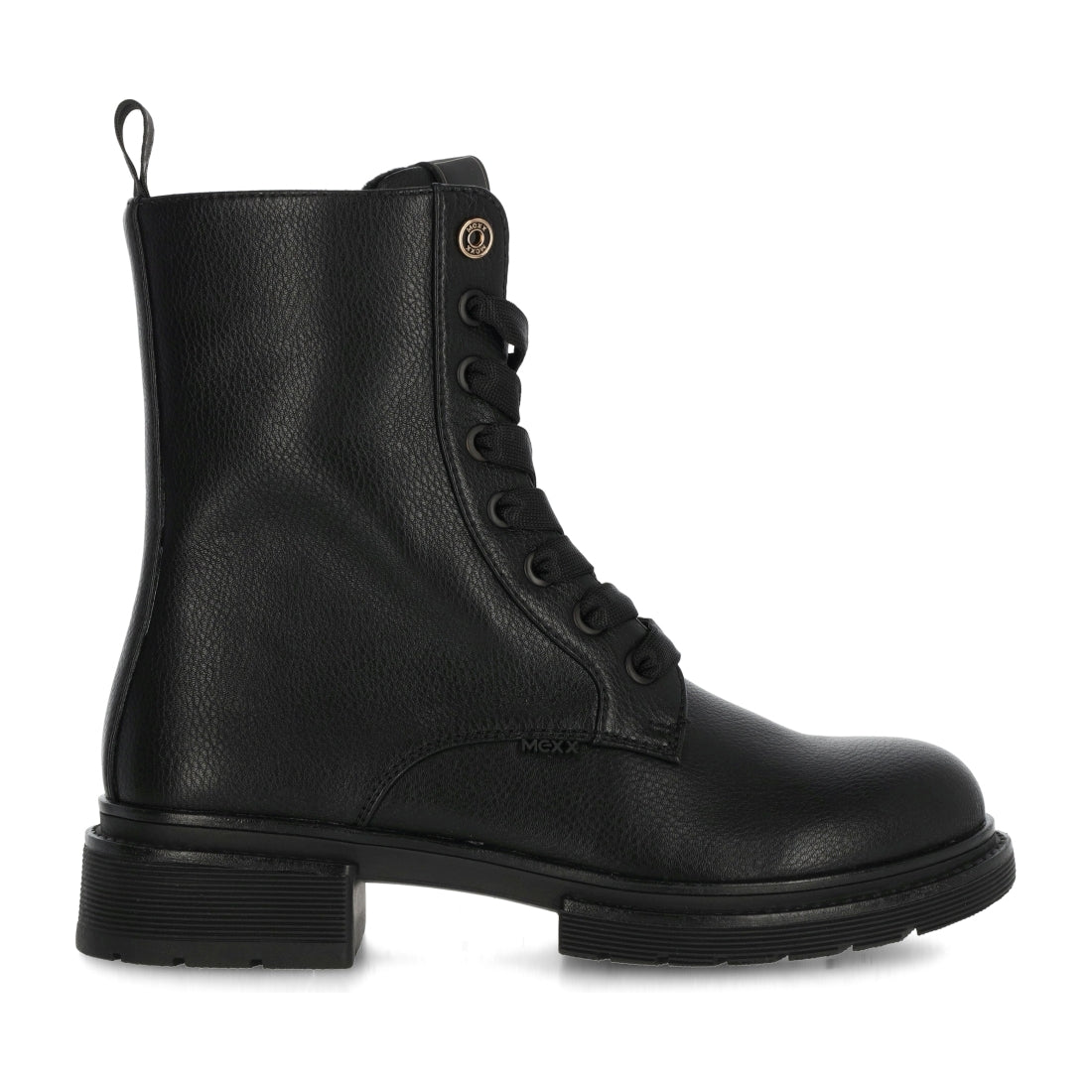 Mexx womens black holea booties | Vilbury London
