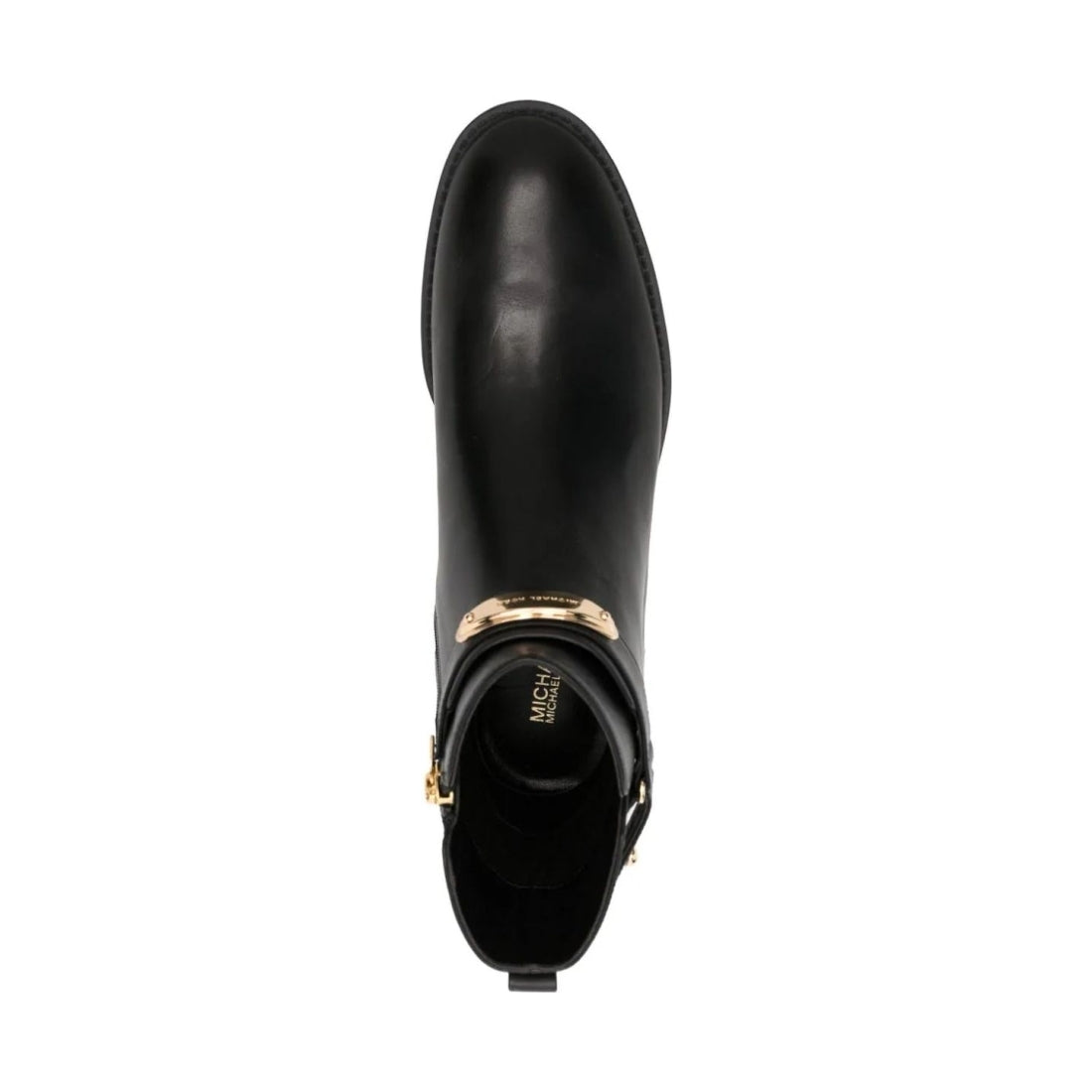 Michael Kors womens black darcy flat bootie | Vilbury London