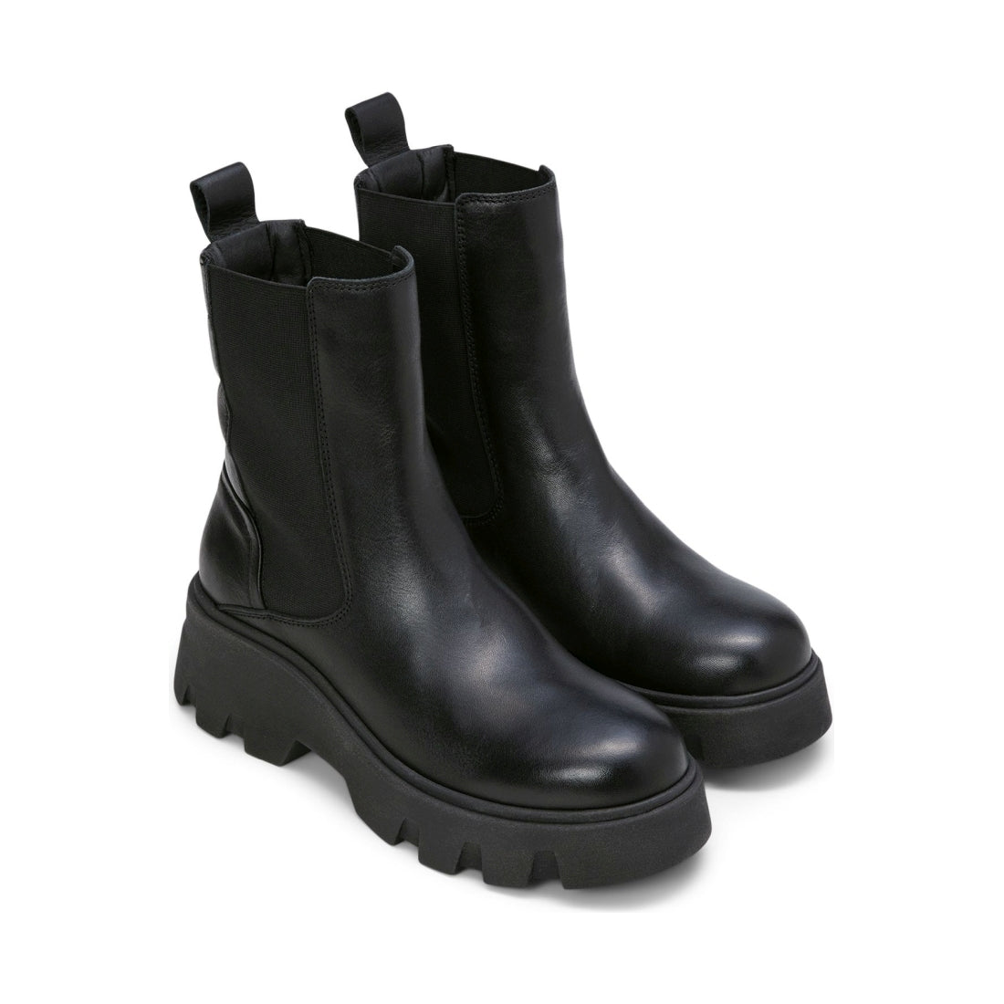 Marc O'Polo womens black mod. liliam 1a booties | Vilbury London