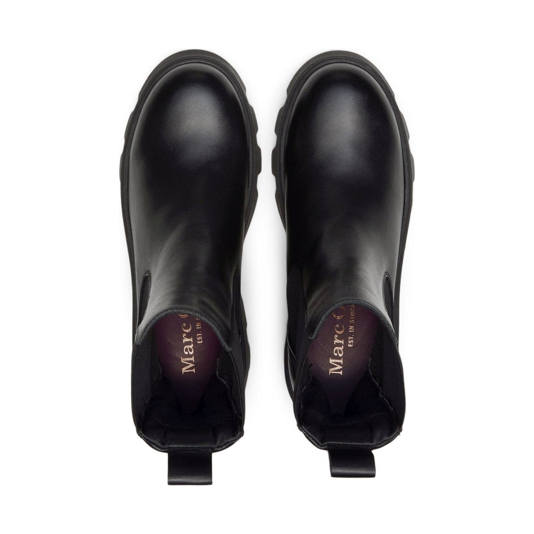 Marc O'Polo womens black mod. liliam 1a booties | Vilbury London