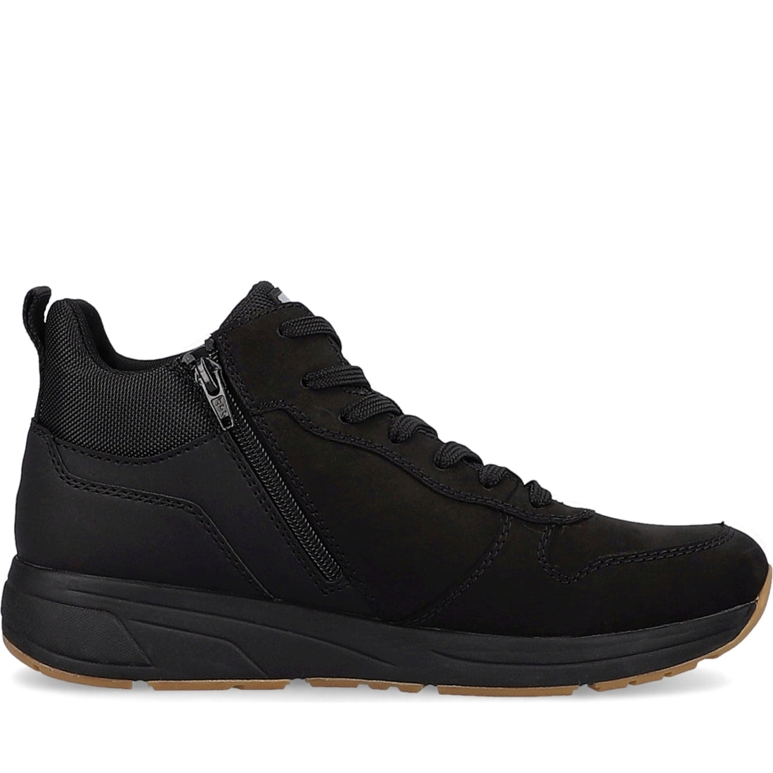 Rieker mens black casual closed booties | Vilbury London