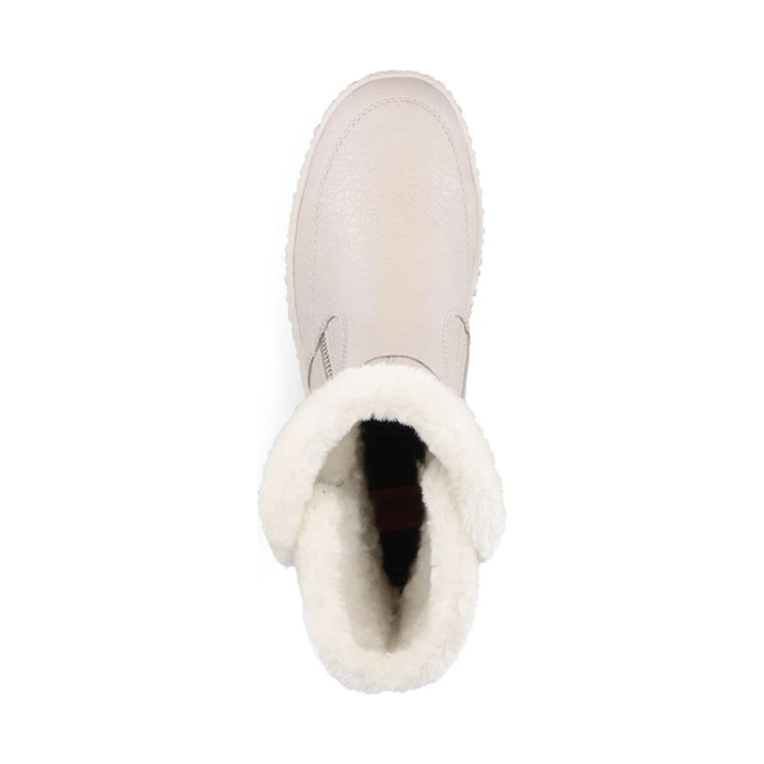 Rieker womens beige casual closed booties | Vilbury London