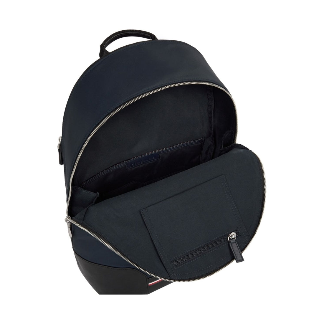 Tommy Hilfiger mens space blue central repreve backpack | Vilbury London