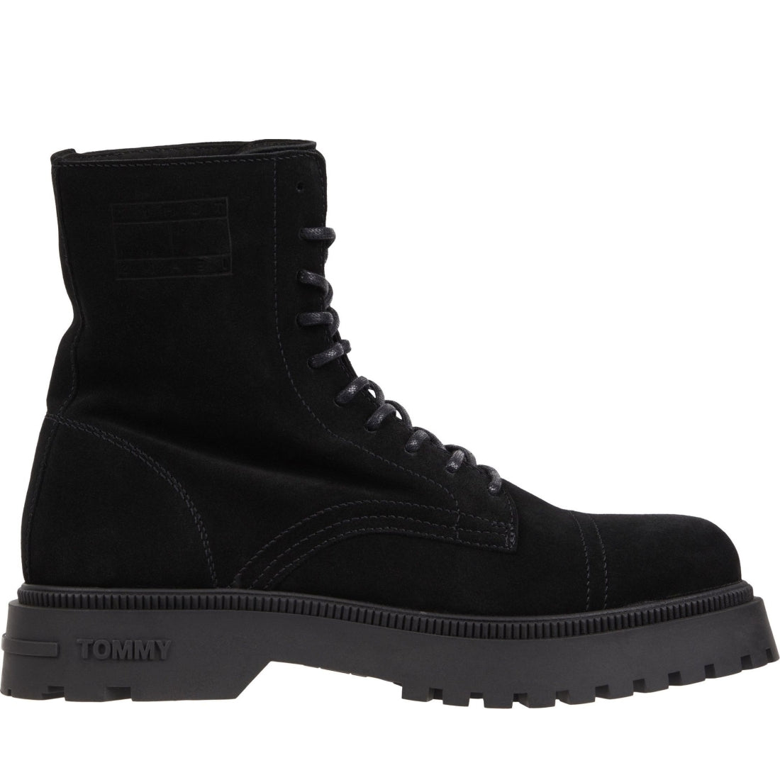 Tommy Jeans mens black casual boot | Vilbury London
