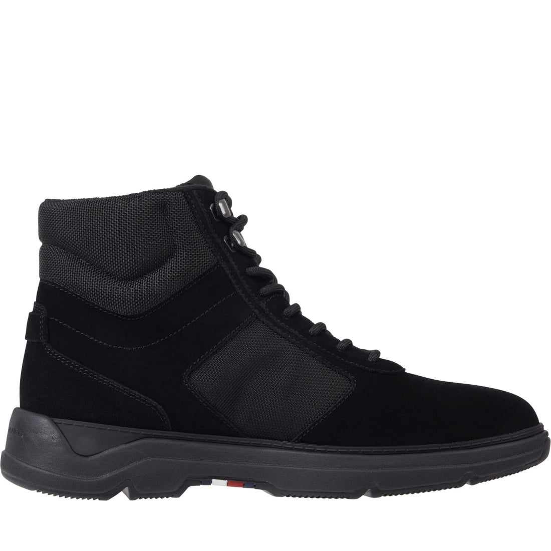 Tommy Hilfiger mens black core cordura hybrid boot | Vilbury London