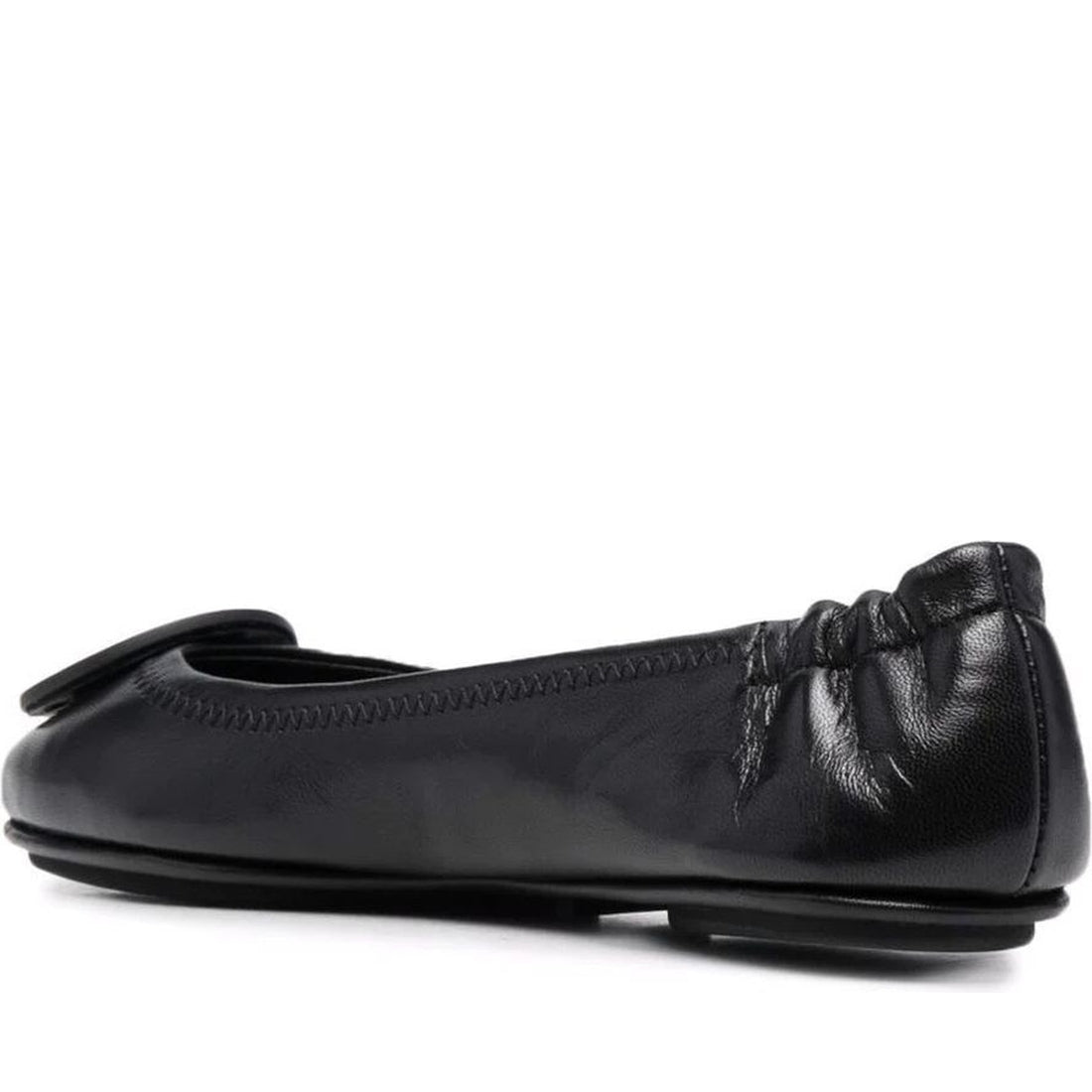 Tory Burch womens perfect black, perf minnie travel ballet | Vilbury London
