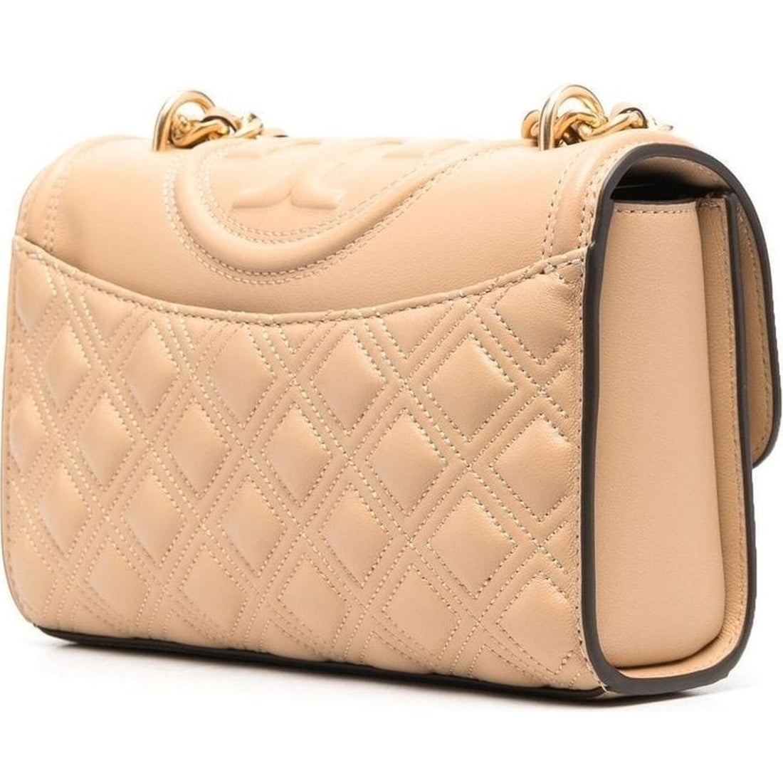 Tory Burch womens desert dune fleming small shoulder bag | Vilbury London
