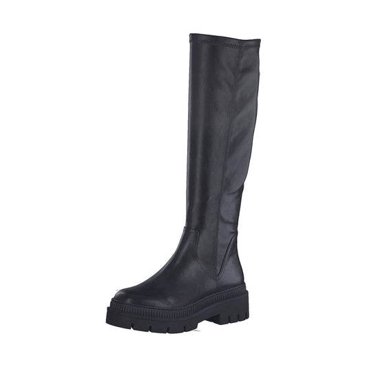Marco Tozzi womens black rostra boots | Vilbury London