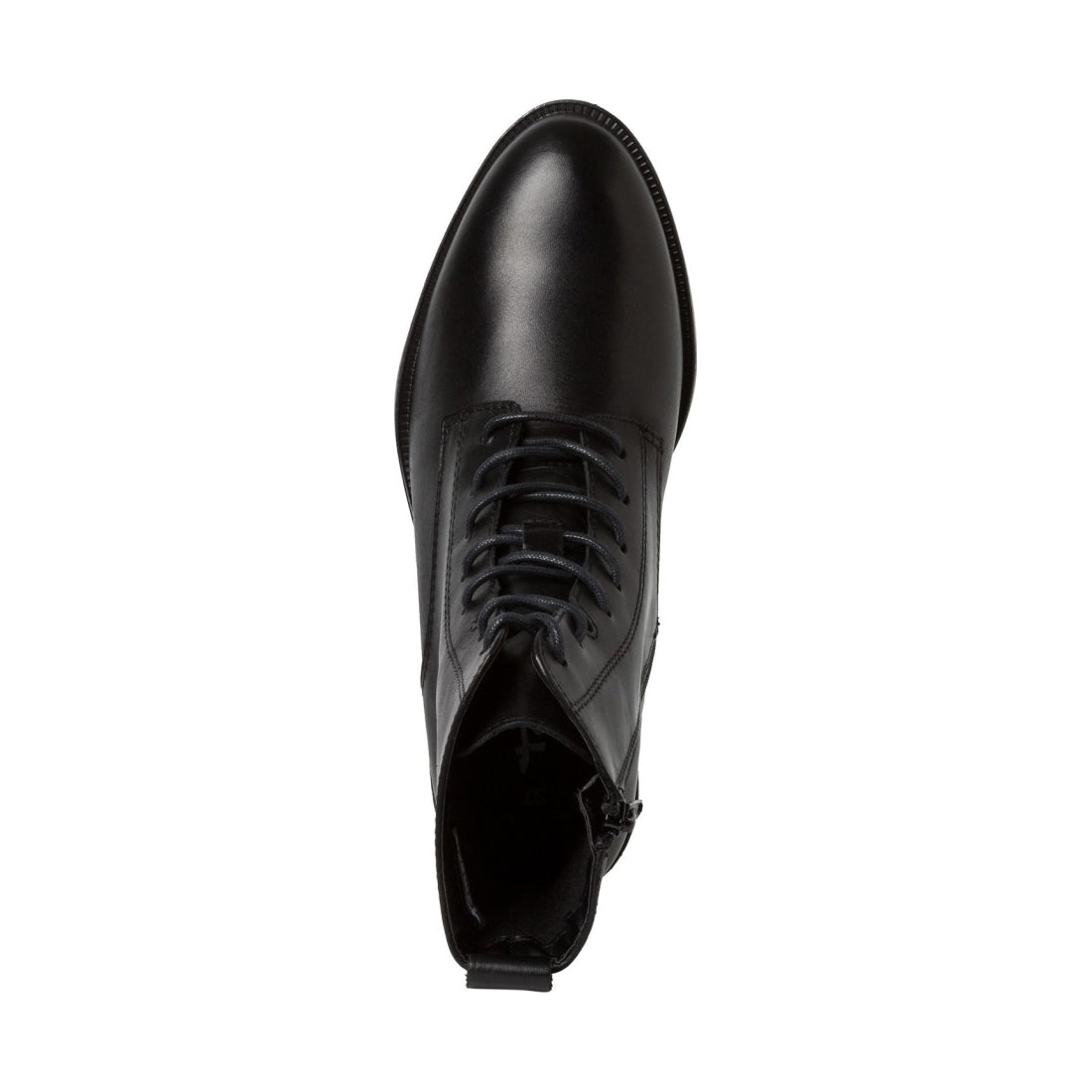 Tamaris womens black casual closed booties | Vilbury London