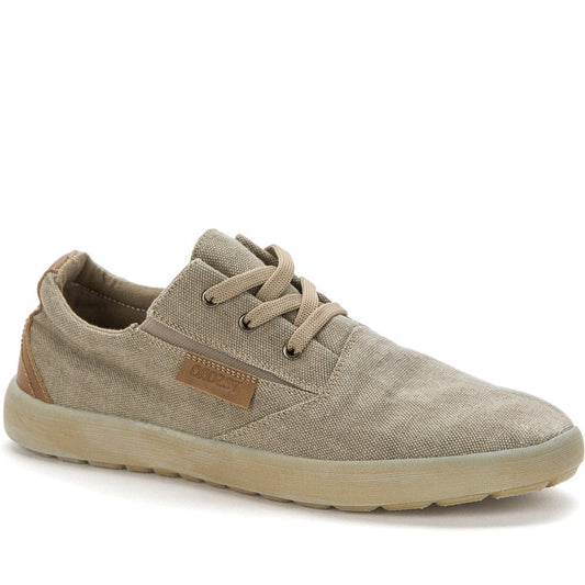 Tesoro Mens beige casual closed shoes | Vilbury London