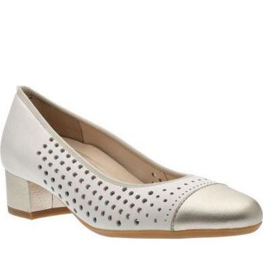 ARA womens platin, cream nizza formal | Vilbury London