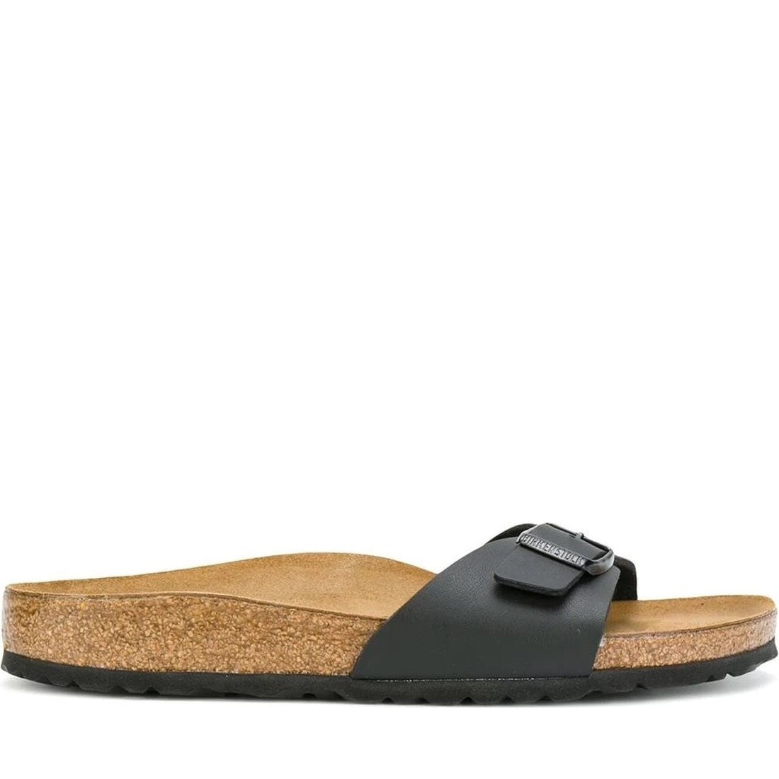 Birkenstock unisex adults black madrid bs slippers | Vilbury London
