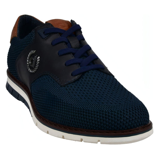 Bugatti mens dark blue sandman sport shoe | Vilbury London