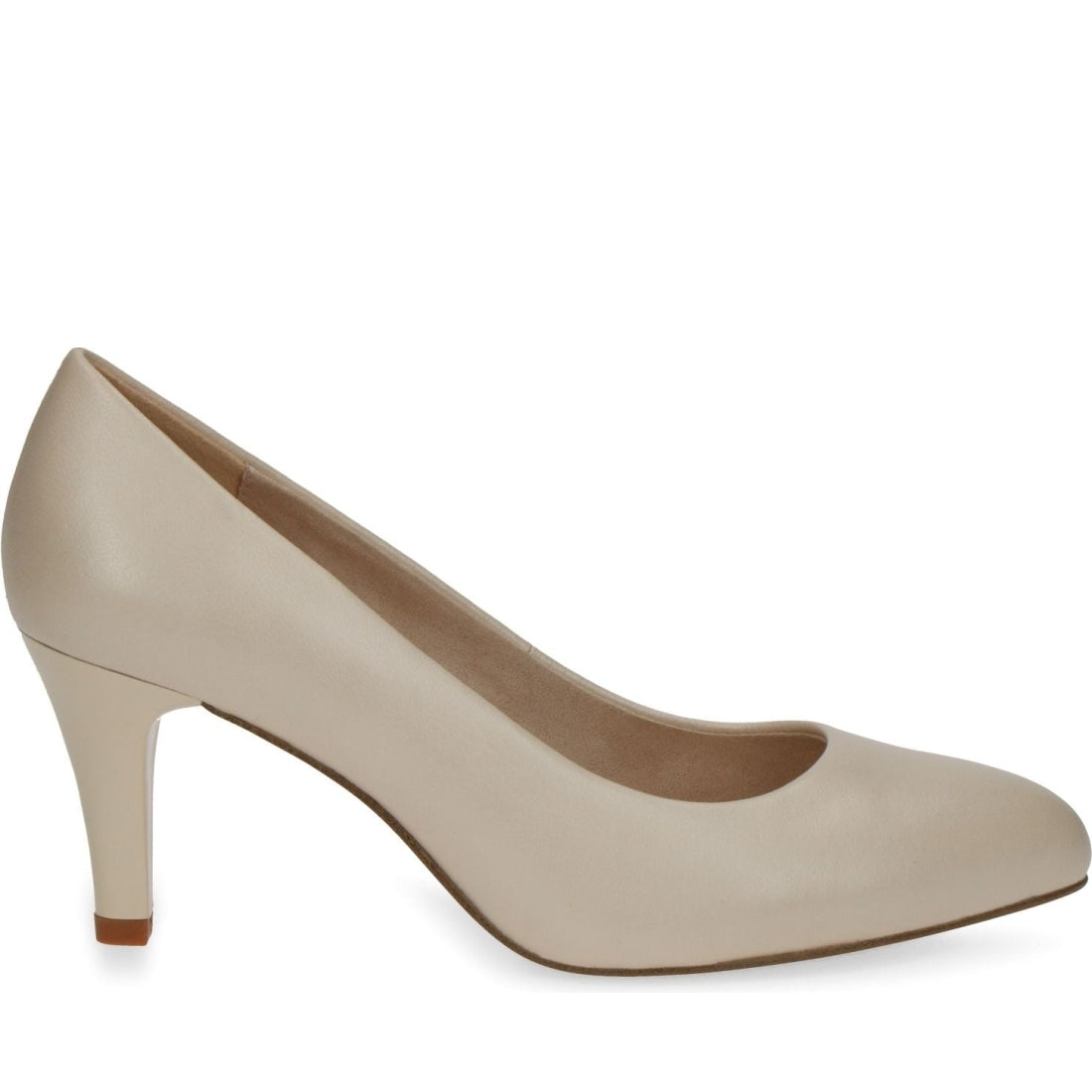 Caprice womens cream perlato elegant closed formal | Vilbury London
