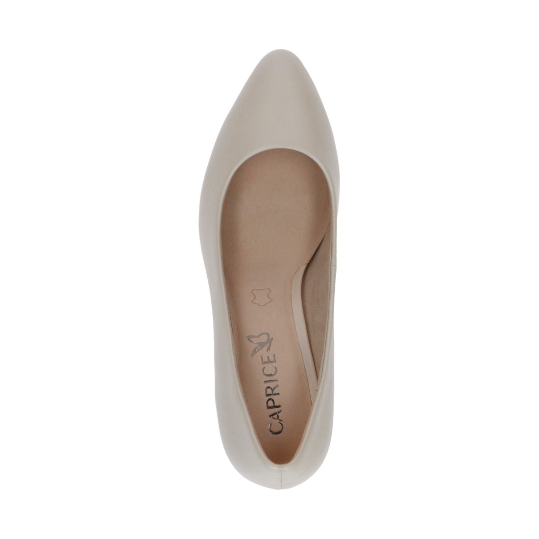 Caprice womens cream perlato elegant closed formal | Vilbury London