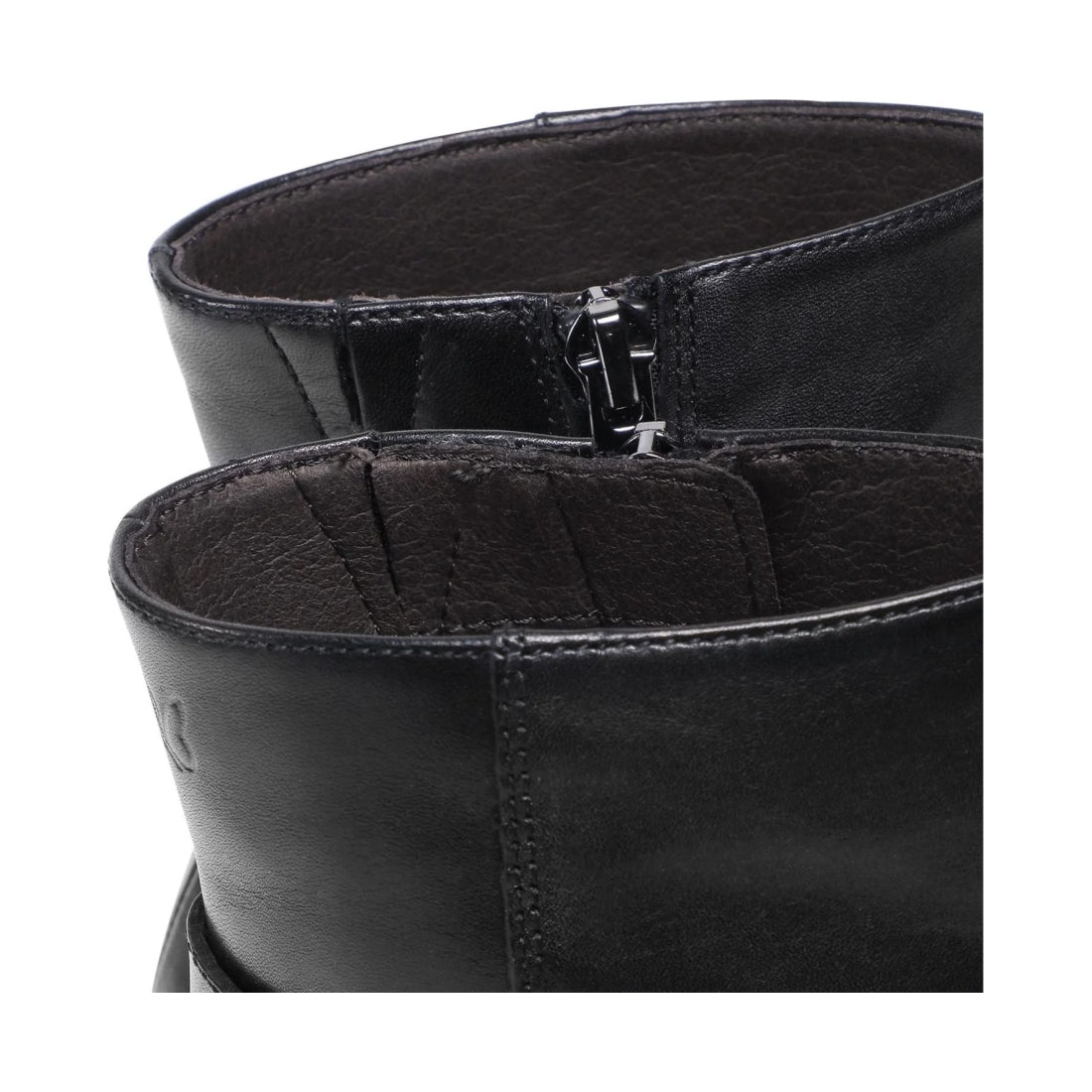Caprice womens black elegant closed booties | Vilbury London