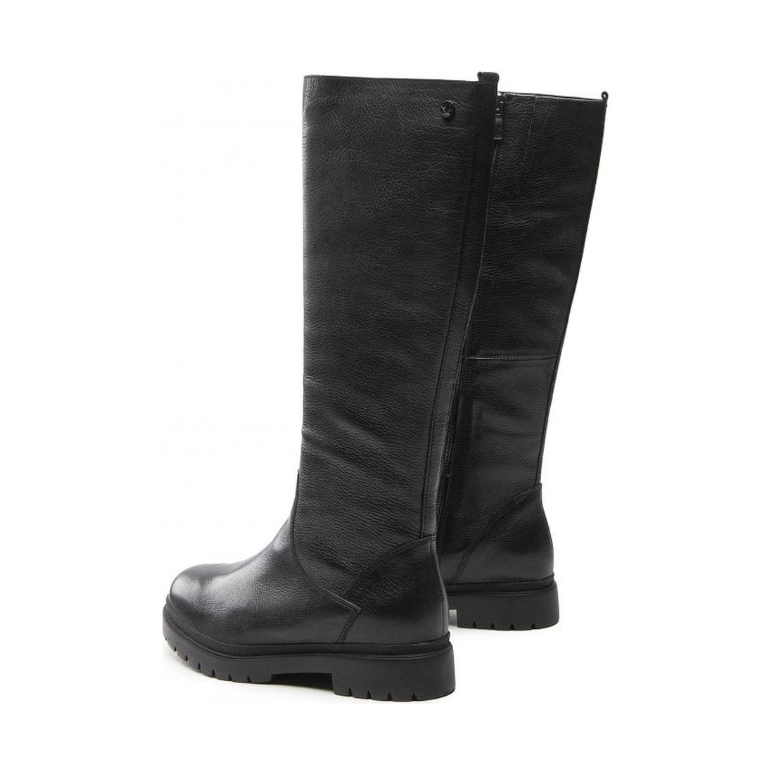 Caprice womens black casual closed boots | Vilbury London