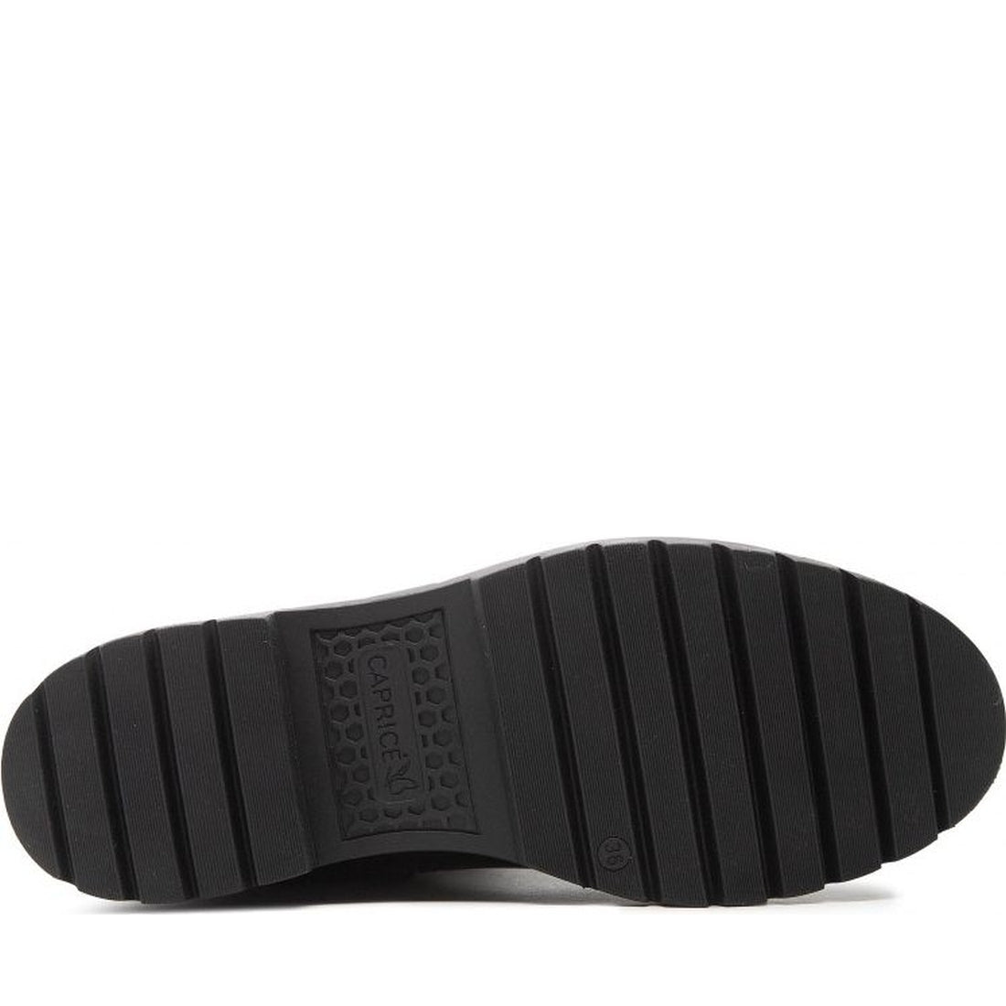 Caprice womens black casual closed boots | Vilbury London