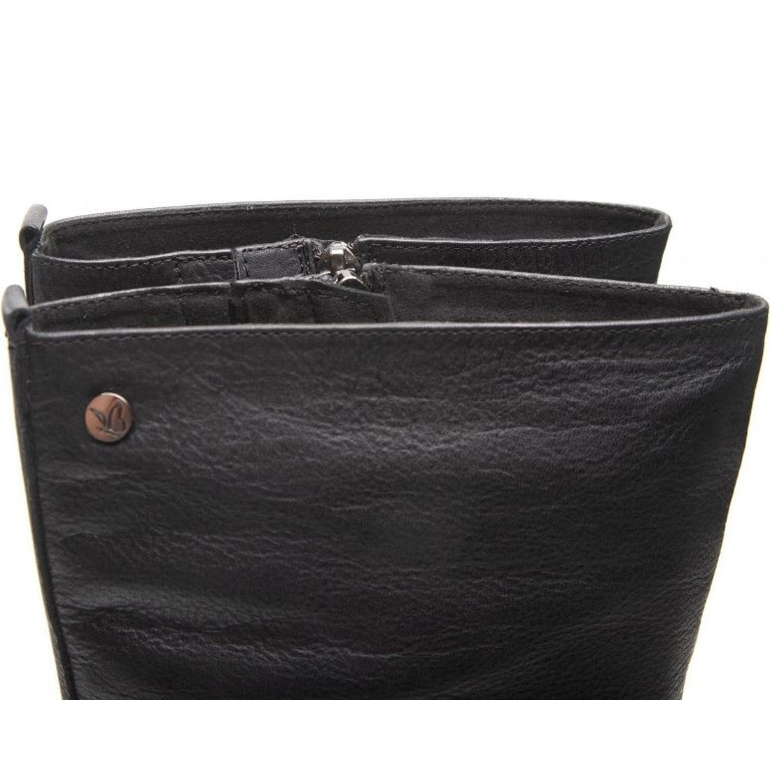 Caprice womens black casual closed boots | Vilbury London