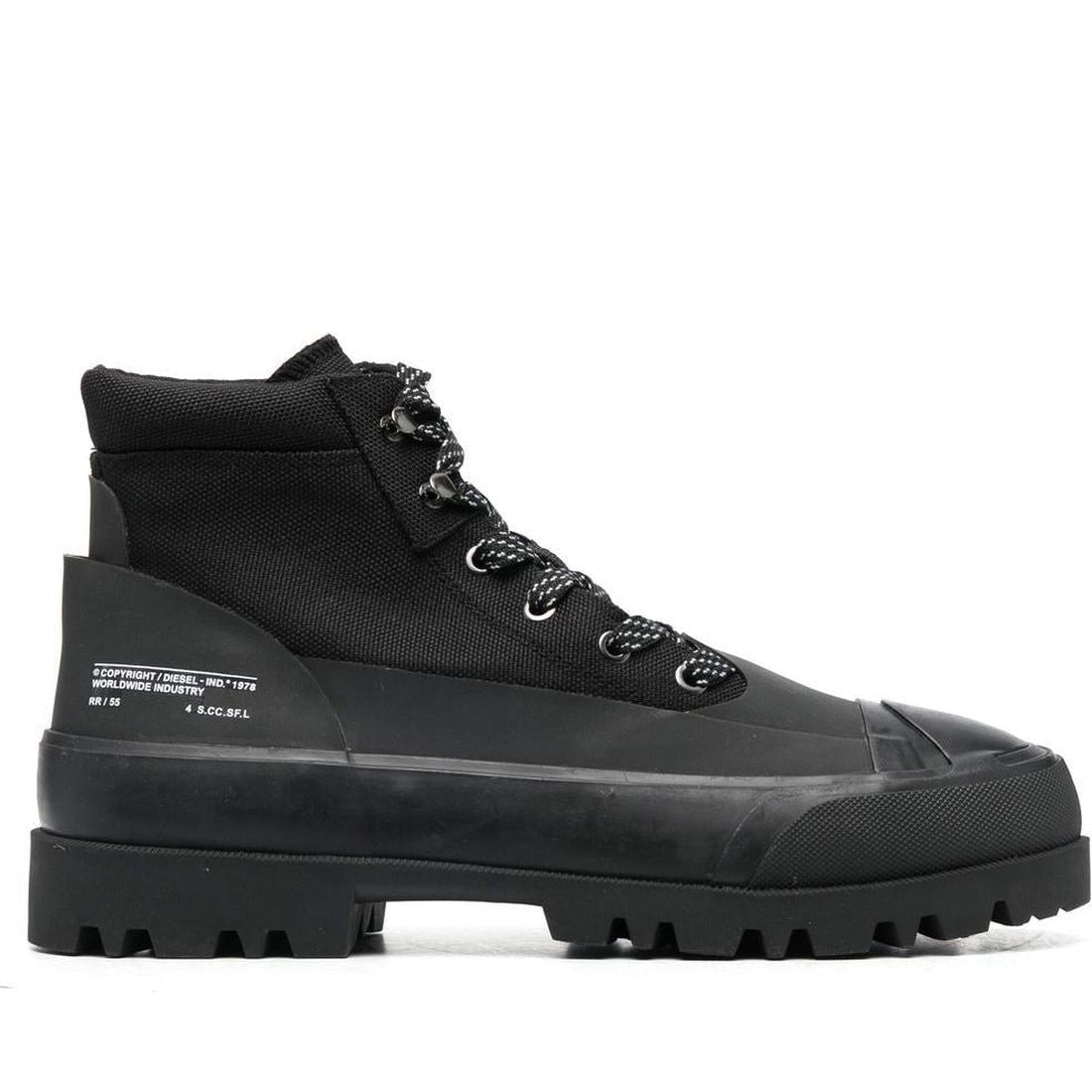 Diesel mens Black d-hiko bt x booties | Vilbury London