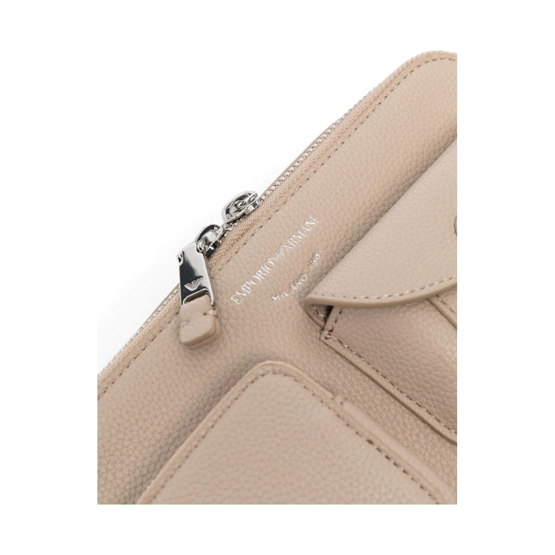 Emporio Armani womens tortora, dattero casual shoulder bag | Vilbury London