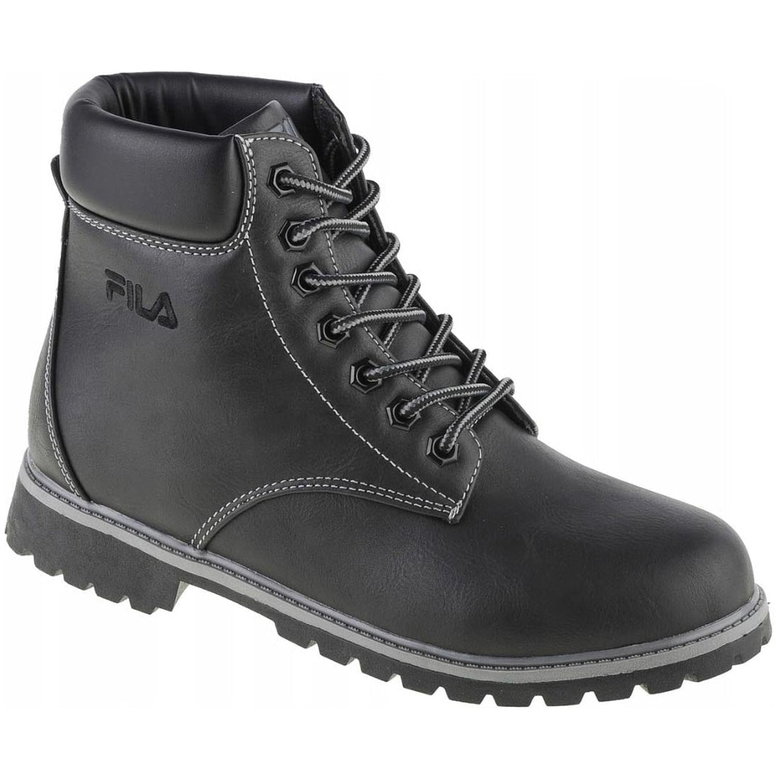 FILA womens Black Black maverick mid booties | Vilbury London