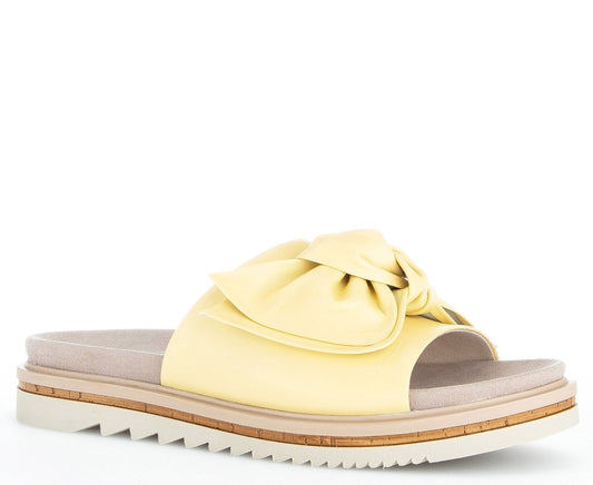 Gabor Womens lemon casual open slippers | Vilbury London