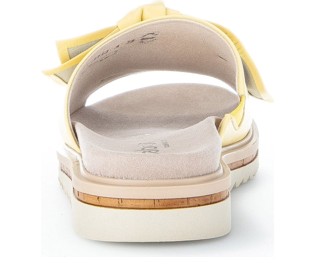 Gabor Womens lemon casual open slippers | Vilbury London