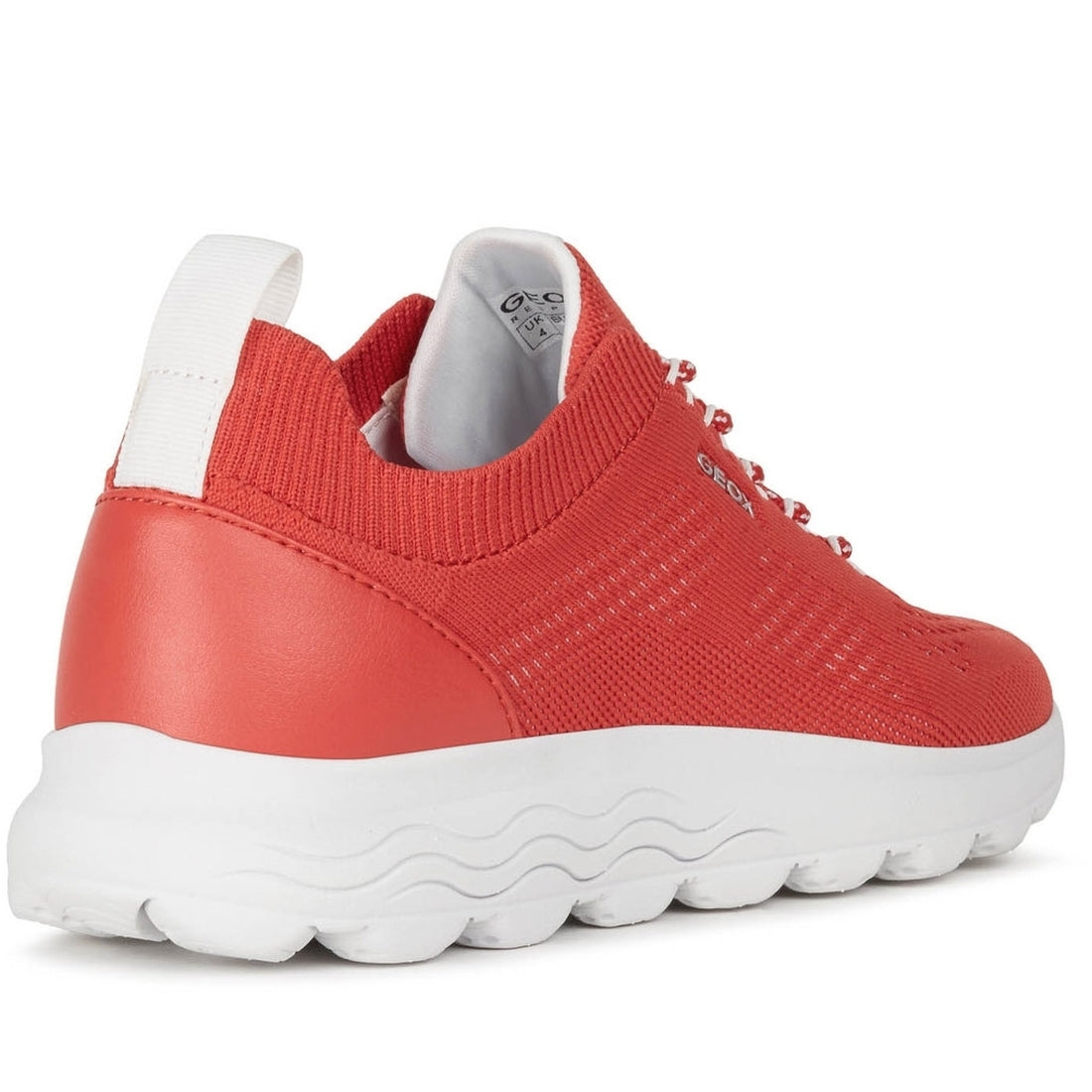 Geox Womens Red spherica shoes | Vilbury London